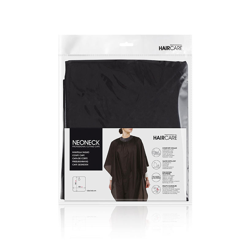 Xanitalia Pro NEONECK Professionele Kapmantel - Zwart