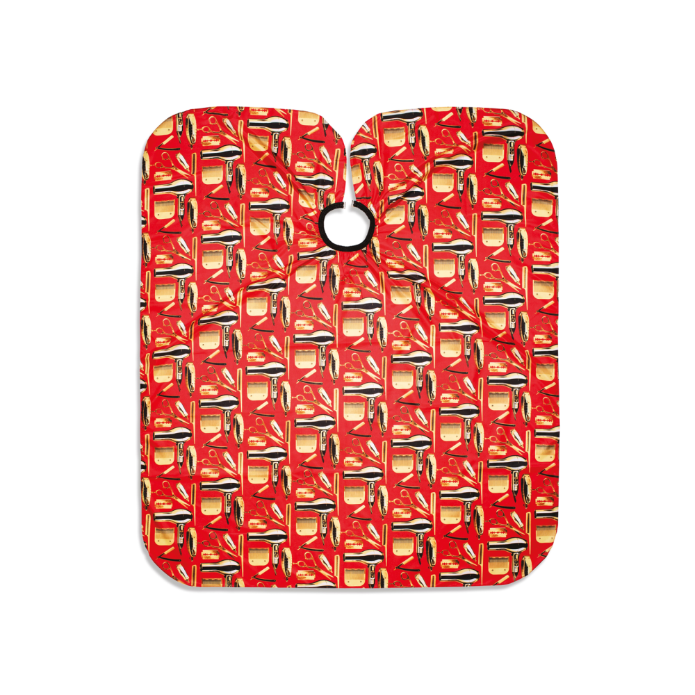 XanitaliaPro - The Barber Professional - Twin Red Professionele Knipcape - 140x160 cm