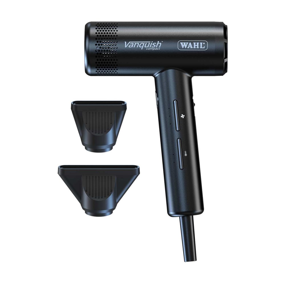 Wahl Vanquish Compact - föhn met digitale motor, 290 g, 101.000 RPM, twee magnetische opzetstukken