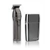 BaBylissPRO 4Artists SkeletonFX Trimmer + FoilFX02 Rasierer (GunSteel)