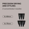 BaBylissPRO Evoluto Föhn 2400W BAB6985E - Diffuser + 2 Blaasmonden, Made in Italy