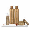 Cadiveu Brasil Cacau Home Care Kit - Sulfaatvrije Shampoo, Conditioner, Masker en Primer - 910ml
