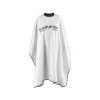 Gamma+ Witte Barber Cape met Siliconen Kraag