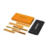 Gamma+ Oranje 6-delige Dubbelzijdige Barber Set
