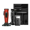 JRL 3000C x Diamante Barber Station Rood & Zwart - Tondeuse, Trimmer, Scheerapparaat & Fohn