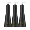 Organic Gold Braziliaanse Keratine Behandeling 3x1000ml – Glanzend & Pluisvrij Haar met Langdurig Effect