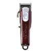 Wahl 5 Star cordless Magic Clip Rood Snoer/Snoerloze Tondeuse - verchroomd stagger-tooth-mes, 46 mm, variabele taper 0,5 mm - 1,2 mm