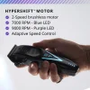Wahl 5-Star Vapor Switch Snoer/Snoerloze Tondeuse - HyperShift borstelloze motor met twee snelheden en F32 Drift mes