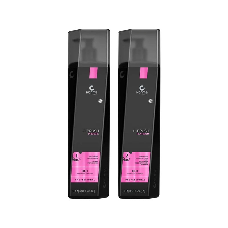 Honma Tokyo H-Brush Platinum Botox Kit 2x1000ml