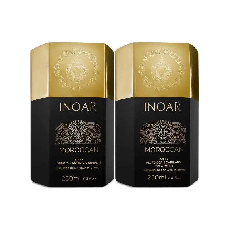 Kit Ghair Inoar Marroquino - Kératine & Scellant Capillaire - Lissage Brésilien 2x1L - Neuf