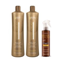 Cadiveu Brasil Cacau Anti-Frizz Kit – Shampoo, Conditioner & Serum