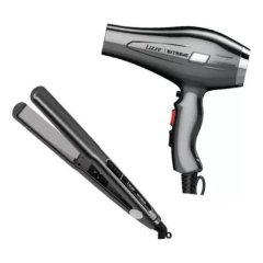 Lizze Extreme Set – Föhn & Titane Stijltang (250°C / 480°F)