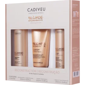 Cadiveu Blonde Reconstructor Cleansing and Care Kit – 700ml