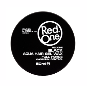 RedOne Aqua Haar Gel Wachs Schwarz – 50ml