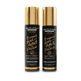 Brazilicious Honey Therapy Royal Edition Shampoo + Conditioner Set - 2x300ml
