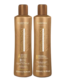 Cadiveu Brasil Cacau Anti Frizz Shampoo & Conditioner 2x300ml