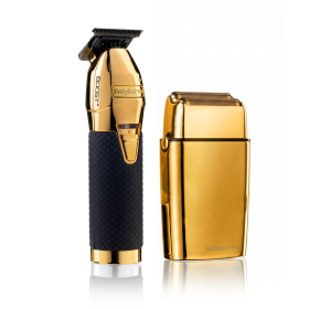 BaBylissPRO 4artists Boost+ SkeletonFX Trimmer + FOILFX02 Rasierer Gold