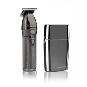 BaBylissPRO 4Artists SkeletonFX Trimmer + FoilFX02 Shaver (GunSteel)