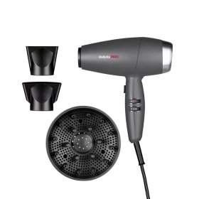 BaBylissPRO Evoluto Föhn 2400W BAB6985E - Diffuser + 2 Blaasmonden, Made in Italy