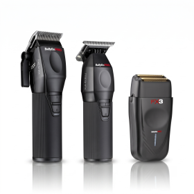 BaBylissPRO FreshFX Trio Set – Draadloze Tondeuse, T-Blade Trimmer + FX3 Scheerapparaat