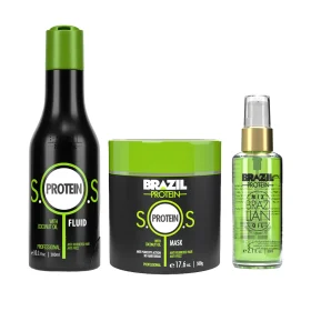 Brazil Protein SOS Protein & Oil Trio (860 ml)