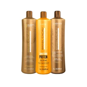Cadiveu Brasil Cacau Traitement Protéiné Kit 3x1000ml