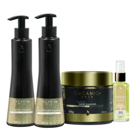 Organic Gold Diamond Home Care Kit 1130ml