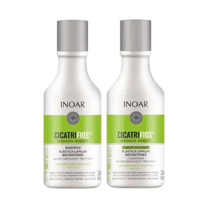 INOAR Cicatrifios Shampoo & Conditioner Kit 2x250ml