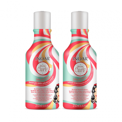 INOAR Divine Curls Shampoo & Conditioner Kit 2x250ml