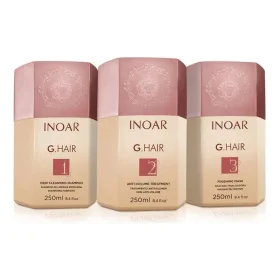 Kit de Traitement à la Kératine INOAR G.HAIR 3x250ml