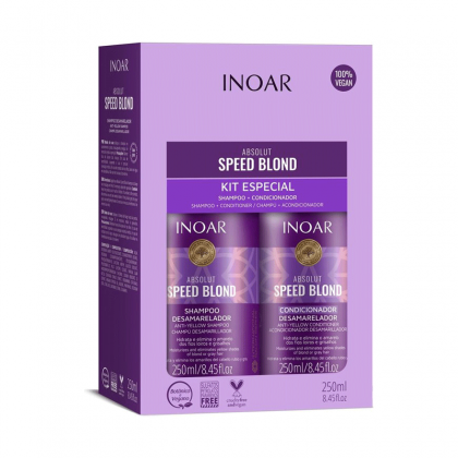 Inoar Absolut Speed Blond Shampoo & Conditioner 2x250ml