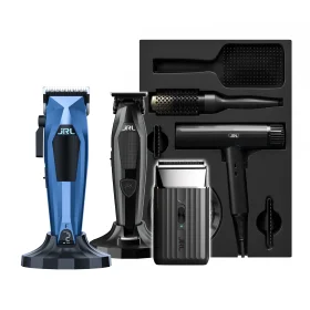JRL 3000C x Diamante Barber Station Blauw & Zwart - Tondeuse, Trimmer, Scheerapparaat & Fohn