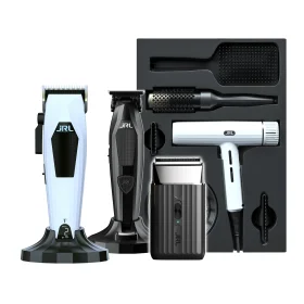 JRL 3000C x Diamante Barber Station Wit & Zwart - Tondeuse, Trimmer, Scheerapparaat & Fohn