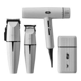 JRL Onyx Collection Kit - Tondeuse, Trimmer, Scheerapparaat en Föhn