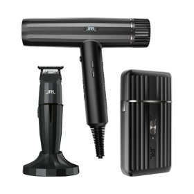JRL Onyx Collection Kit - Trimmer, Shaver and Hairdryer