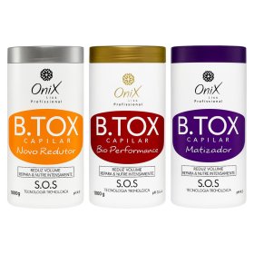 Onix Liss Capilar Trio – Nano Reduc, Bio Performance & Matizador (3x1000g)