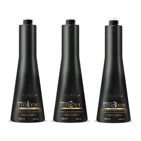 Organic Gold Braziliaanse Keratine Behandeling Kit – 3×500ml