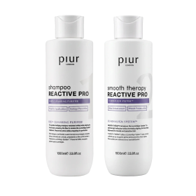 Piur London Reactive Pro Protocol 2x1000ml - Shampoo 1000ml + Smooth Therapy 1000ml