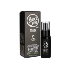 RedOne Bart und Schnurrbartpflegeöl mit Keratin - 50ml