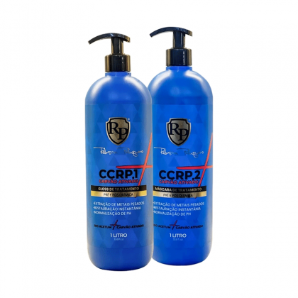 Kit Robson Peluquero CCRP Activated Charcoal 2x1000ml