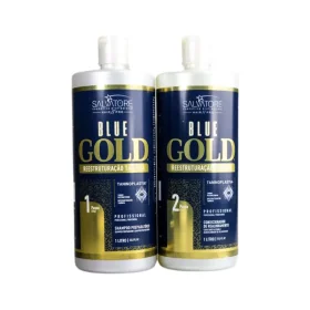 Kit de Traitement à la Kératine Taninoplastia Salvatore Blue Gold 2x1000ml