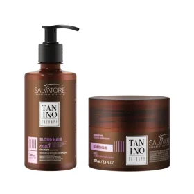 Salvatore Tanino Therapy Blond Haar Duo – Shampoo + Maske Set – 550ml