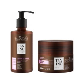 Salvatore Tanino Therapy Chemisch Herstel Duo – Shampoo + Masker Kit – 550 ml