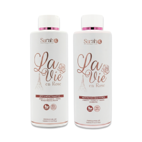 Sarah K Professional Hair La Vie en Rose Herstellende Shampoo & Conditioner Duo - Sulfaatvrij & Parabenenvrij - 2x1000ml
