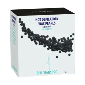 Epil Hair Pro Charcoal Charbon Warme Wax Parels 1kg