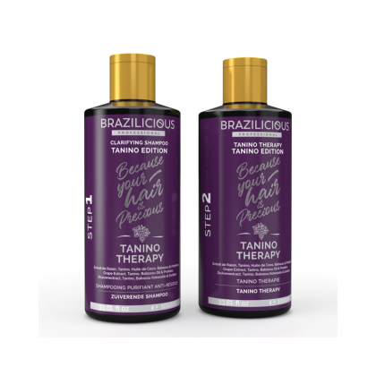 Brazilicious Tanino Therapy Keratine Behandeling Kit 2x100ml