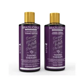 Kit de Traitement à la Kératine Brazilicious Tanino Therapy 2x100ml