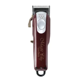 Wahl Magic Clip Cordless Rood - 5 Star Snoer/Snoerloze Tondeuse met Stagger-Tooth-snijmes