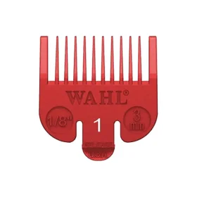 Wahl Opzetkam Nr. 1 Plastic Rood 3mm