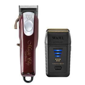 Wahl Set: cordless Magic Clip Rood + 5-Star Vanish Shaver